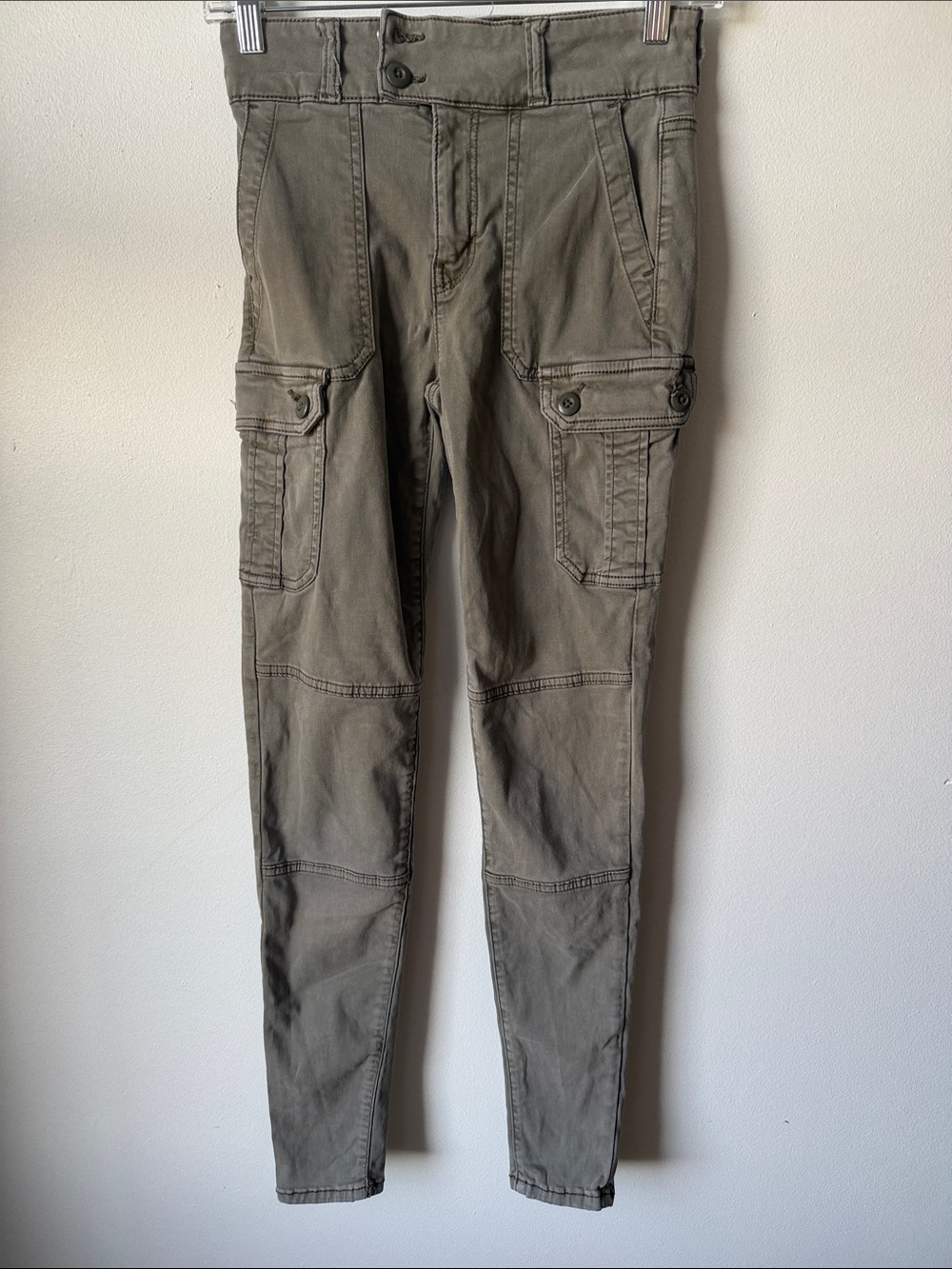 American Eagle Outfitters Olive Green Cargo Pants - Slim Utility
